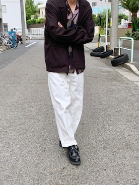 「ALLEGE（アレッジ）のアイテム」を使った、おさゆうさん（メンズ・168cm）の秋コーディネート