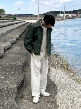 「yoke」｜「アイテム（その他）」を使った、おさゆうさん（メンズ・168cm）の春コーディネート