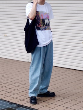 「neonsign」｜「アイテム（帽子）」を使った、おさゆうさん（メンズ・168cm）の夏コーディネート