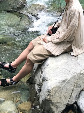 「suicoke（スイコック）のアイテム」を使った、おさゆうさん（メンズ・168cm）の夏コーディネート