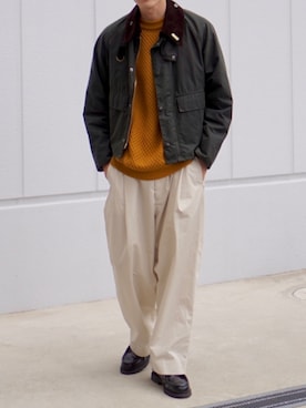 「Barbour（バブアー）のアイテム（その他アウター）」を使った、おさゆうさん（メンズ・168cm）の秋コーディネート