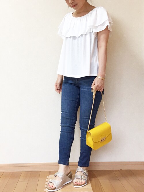 Hiro ユニクロのtシャツ 半袖 タンクトップ を使ったコーディネート Wear