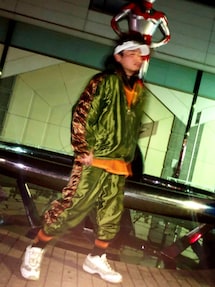 CROSS COLOURSのサンバイザーを使った人気ファッション