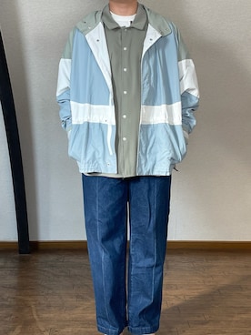 「HARE（ハレ）のアイテム（その他アウター）」を使った、ゆーとさん（メンズ・168cm）の冬コーディネート