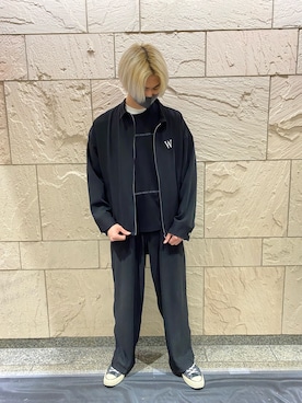 「ワントーンスタイル」｜佐々木空翔(ササキヒロト)さん（メンズ・175cm）の冬コーディネート