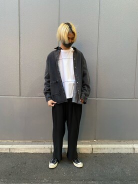 「L.H.P Private Brand（エルエイチピープライベートブランド）のアイテム」を使った、佐々木空翔(ササキヒロト)さん（メンズ・175cm）の春コーディネート