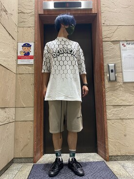 「L.H.P Private Brand（エルエイチピープライベートブランド）のアイテム」を使った、佐々木空翔(ササキヒロト)さん（メンズ・175cm）の春コーディネート