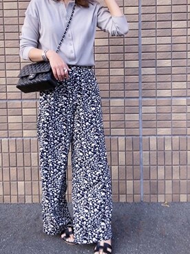 「HERMES（エルメス）のアイテム（シューズ）」を使った、manaminowearさん（レディース・158cm）の春コーディネート