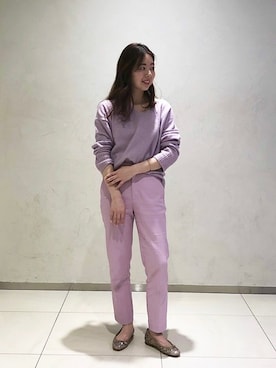 「グリッター」｜hazuさん（レディース・156cm）の春コーディネート
