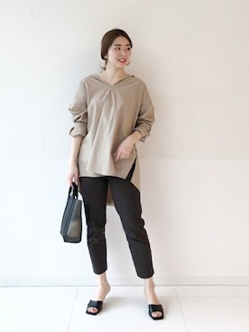 「LE TALON（ルタロン）のアイテム」を使った、hazuさん（レディース・156cm）の春コーディネート