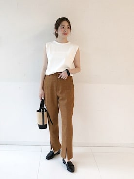 「LE TALON（ルタロン）のアイテム」を使った、hazuさん（レディース・156cm）の夏コーディネート