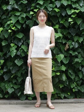 hazuさん（レディース・156cm）の夏コーディネート