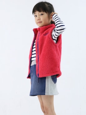 「StompStamp（ストンプスタンプ）のアイテム（トップス）」を使った、ranさん（キッズ・120cm）の秋コーディネート