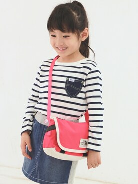 「StompStamp（ストンプスタンプ）のアイテム（トップス）」を使った、ranさん（キッズ・120cm）の秋コーディネート