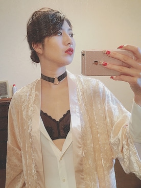 「MONKI（モンキ）のアイテム（その他アウター）」を使った、Kanaさん（レディース・168cm）の春コーディネート
