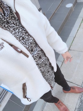 「ZARA（ザラ）のアイテム（シャツ/ブラウス、ブルー系）」を使った、aito01190711さん（メンズ・170cm）の冬コーディネート