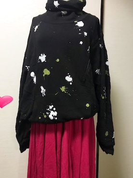 「ScoLar Parity（スカラーパリティ）のアイテム（パーカー）」を使った、Judy-jamさん（レディース・156cm）の冬コーディネート