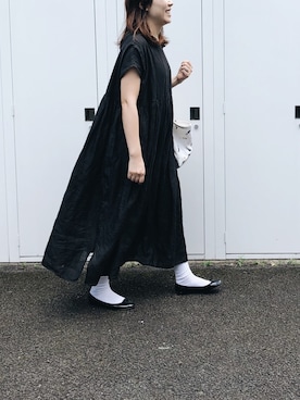 「Gauze#（ガーゼ）のアイテム」を使った、megさん（レディース・163cm）の夏コーディネート