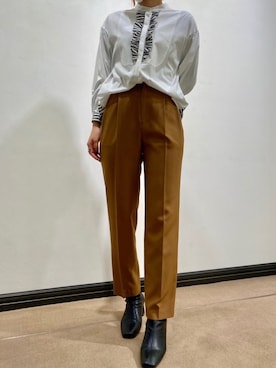 「RAW FUDGE（ローファッジ）のアイテム」を使った、hitomiさん（レディース・163cm）の冬コーディネート