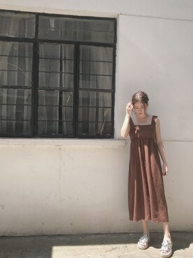 「chico_（チコ）のアイテム（ワンピース/ドレス）」を使った、Aoiiiiさん（レディース・162cm）の秋コーディネート