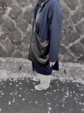 「ohotoro」｜「アイテム（ジャケット/アウター）」を使った、キヨ さん（レディース・158cm）の春コーディネート