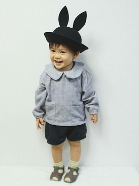 なる☺さん（キッズ・70cm）の秋コーディネート