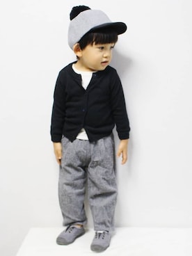 なる☺さん（キッズ・80cm）の秋コーディネート