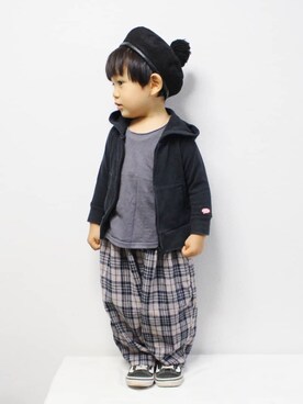 「オシャレパッソ」｜なる☺さん（キッズ・80cm）の秋コーディネート