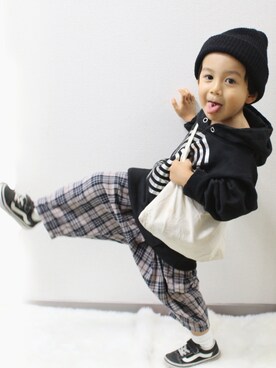 なる☺さん（キッズ・100cm）の秋コーディネート