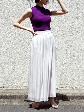 「パイソン柄」｜The Virgnia公式さん（レディース・165cm）の夏コーディネート