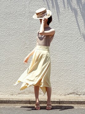 「The Virgnia（ザ ヴァージニア）のアイテム」を使った、The Virgnia公式さん（レディース・165cm）の夏コーディネート