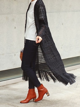 「ガウン」｜The Virgnia公式さん（レディース・165cm）の秋コーディネート