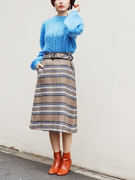 「The Virgnia（ザ ヴァージニア）のアイテム」を使った、The Virgnia公式さん（レディース・165cm）の秋コーディネート