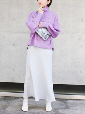 「The Virgnia（ザ ヴァージニア）のアイテム」を使った、The Virgnia公式さん（レディース・165cm）の冬コーディネート