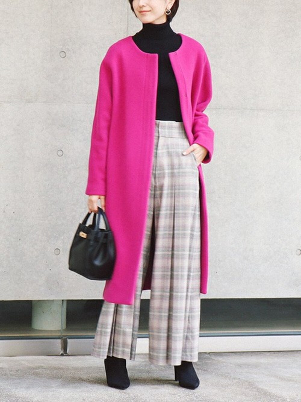 The Virgnia ザヴァージニア ノーカラー　ウールコート42,900円 20200110174513474_1000.jpg