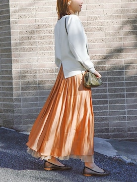 「thevirgnia」｜「アイテム（スウェット）」を使った、The Virgnia公式さん（レディース・165cm）の冬コーディネート