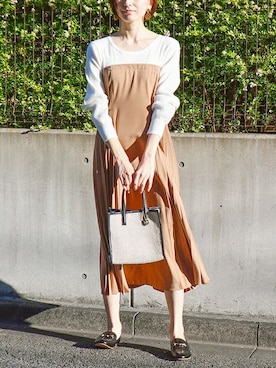 「thevirgnia」｜The Virgnia公式さん（レディース・165cm）の冬コーディネート