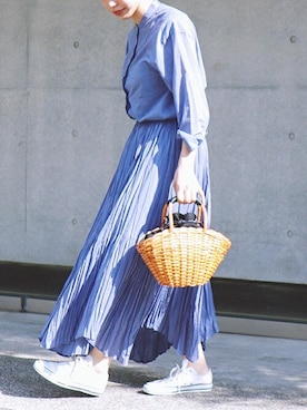 「The Virgnia（ザ ヴァージニア）のアイテム」を使った、The Virgnia公式さん（レディース・165cm）の夏コーディネート