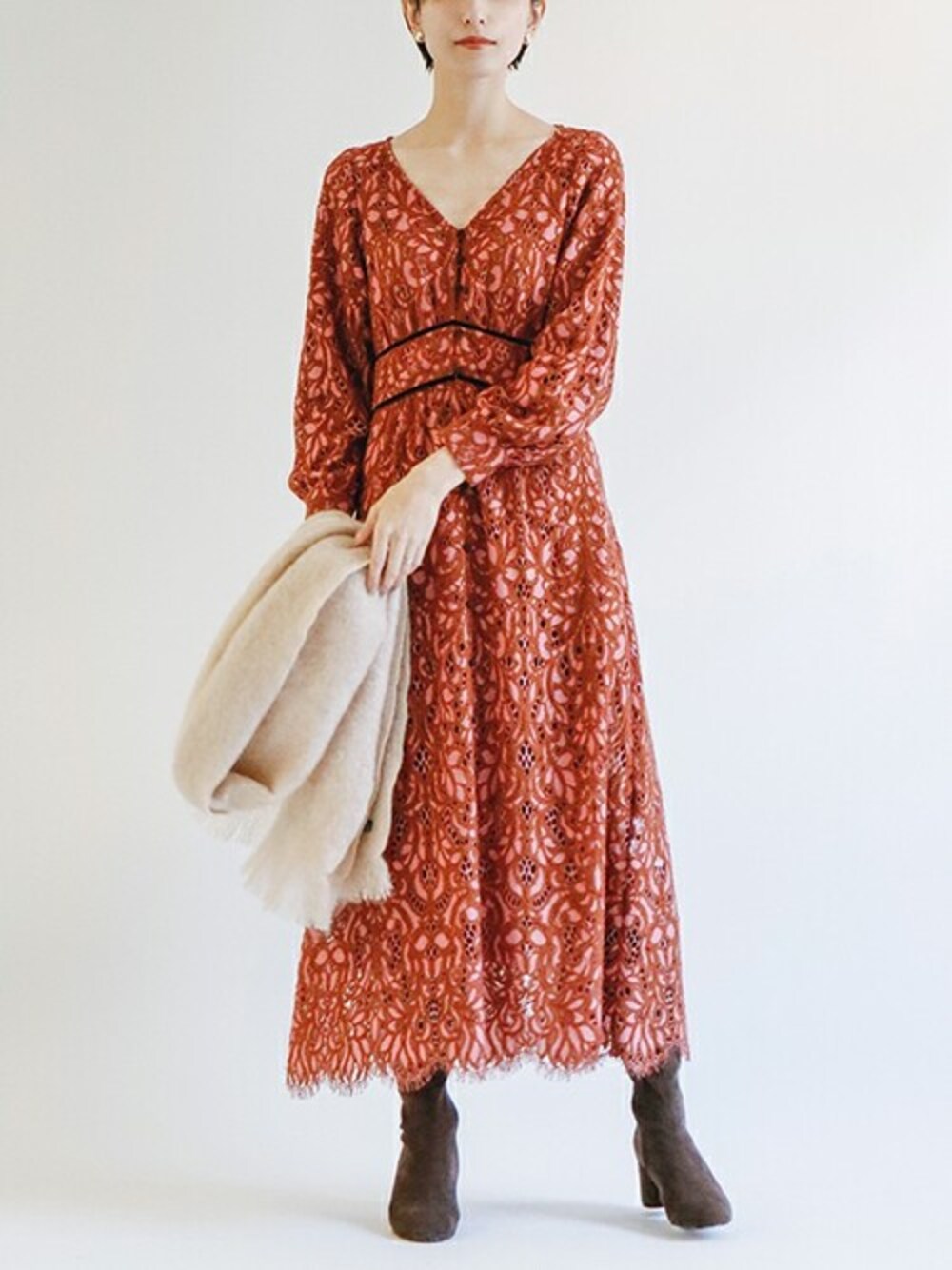 ザヴァージニアthevirgniaモヘアストール The Virgnia（ザ ヴァージニア）の「【FOXFORD】モヘヤストール