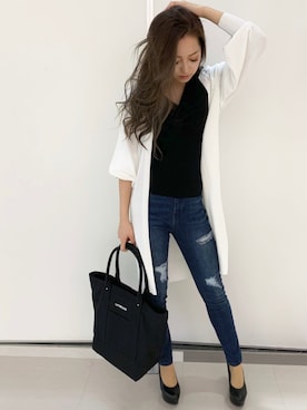 Lipservice リップサービス の バイカラーキャンバストートbag ハンドバッグ Wear