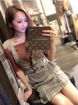 「LIPSERVICE（リップサービス）のアイテム（ワンピース/ドレス）」を使った、SUZUさん（レディース・152cm）の秋コーディネート