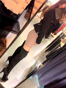 「LIPSERVICE（リップサービス）のアイテム（ジャケット/アウター）」を使った、SUZUさん（レディース・152cm）の秋コーディネート
