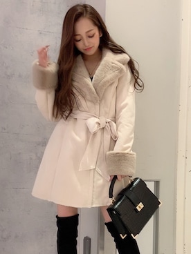 「LIPSERVICE（リップサービス）のアイテム（ジャケット/アウター）」を使った、SUZUさん（レディース・152cm）の秋コーディネート