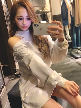 「LIPSERVICE（リップサービス）のアイテム（ワンピース/ドレス）」を使った、SUZUさん（レディース・152cm）の冬コーディネート