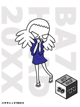 「no brand（ノーブランド）のアイテム（ワンピース、ブルー系）」を使った、バナナヘッド20XXさん（レディース）の冬コーディネート