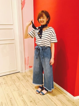 よこまるさん（レディース・159cm）の春コーディネート
