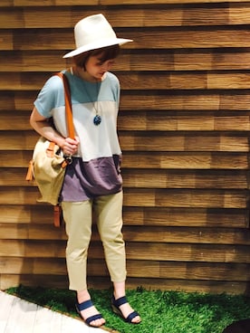 よこまるさん（レディース・159cm）の夏コーディネート