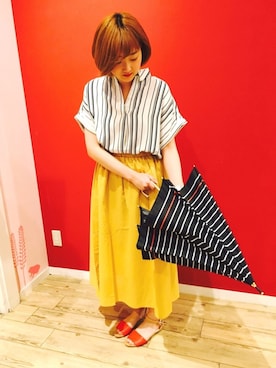 よこまるさん（レディース・159cm）の夏コーディネート