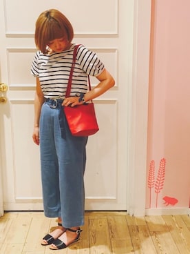 よこまるさん(レディース・159cm)の夏コーディネート