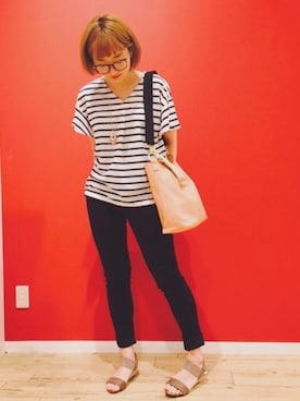 よこまるさん（レディース・159cm）の夏コーディネート